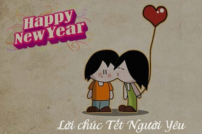 Những câu chúc Tết người yêu là nam giới